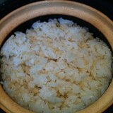 白米に玄米を混ぜて土鍋で美味しく 節電のためにも